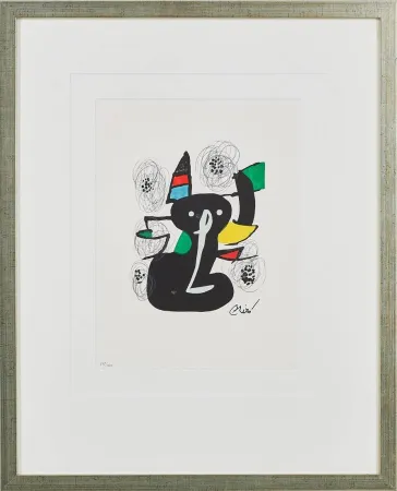 Litografia Miró - La Mélodie Acide, Planche III