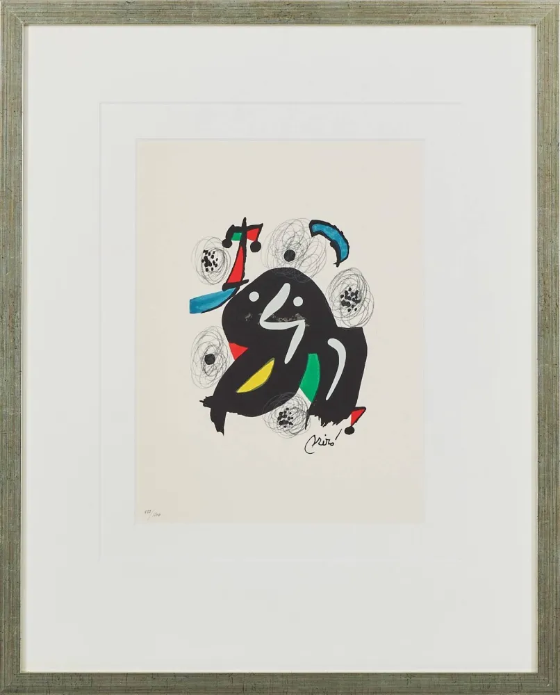 Litografia Miró - La Mélodie Acide, Planche IV