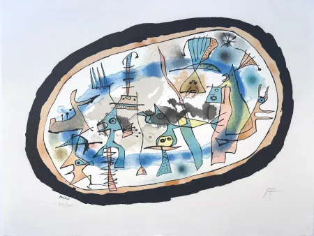 Litografia Miró - La Naissance du Jour 