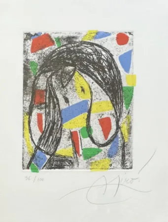 Incisione Miró - La Revolte des Caracteres