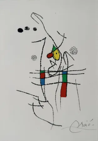 Acquaforte E Acquatinta Miró - La Spirale 