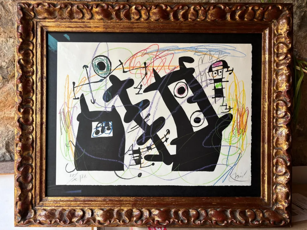 Non Tecnico Miró - Le lezard aux plumes d´or