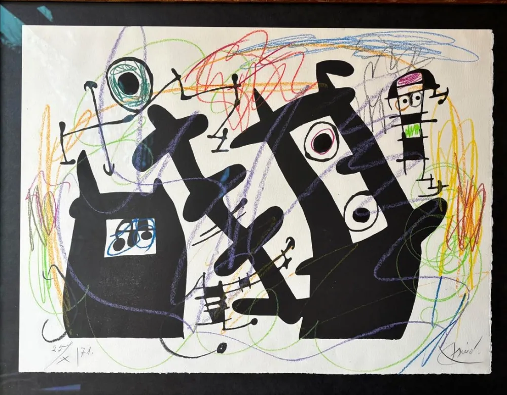Non Tecnico Miró - Le lezard aux plumes d´or