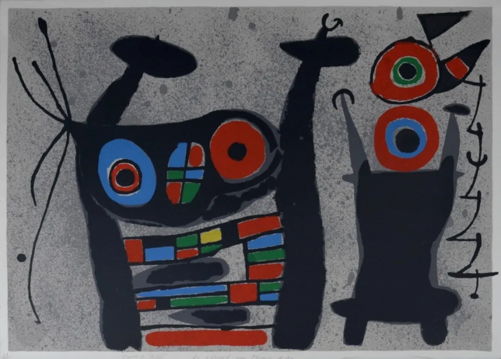 Litografia Miró - Le Lézard aux plumes d'or #2, 1971