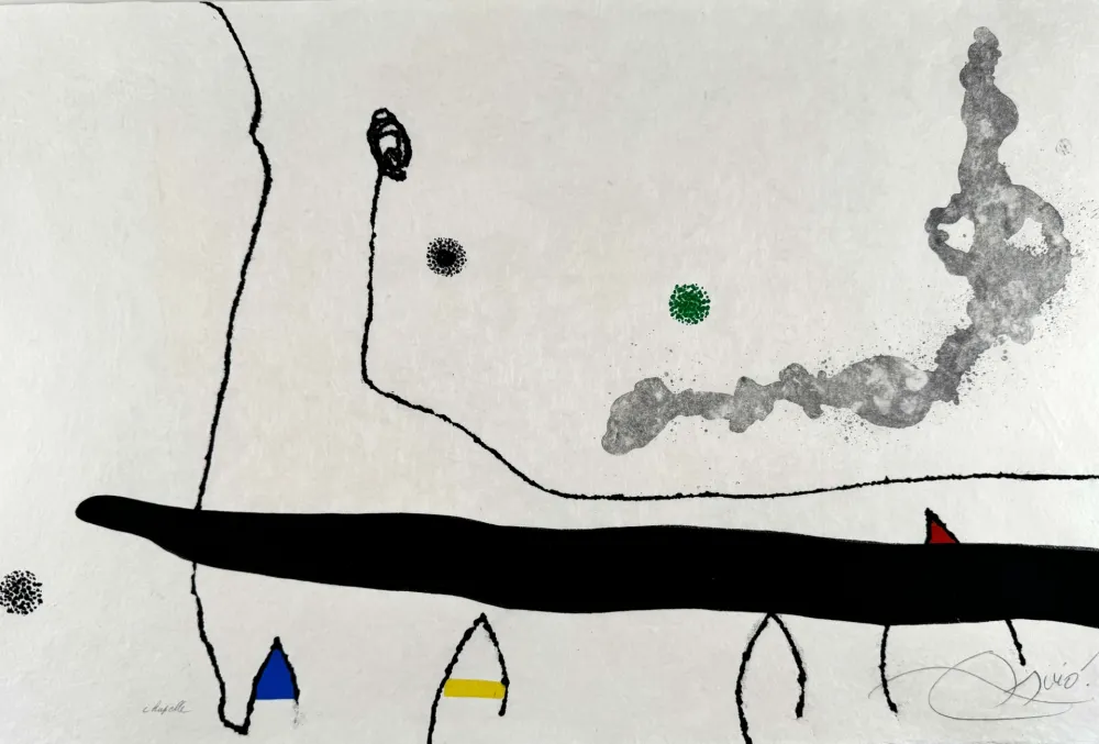 Acquaforte E Acquatinta Miró - Le marteau sans maître (planche XXIII) 