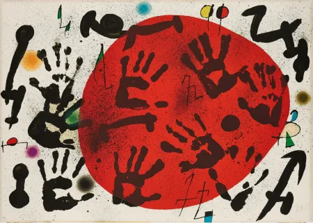 Litografia Miró - Les Agulles del Pastor.