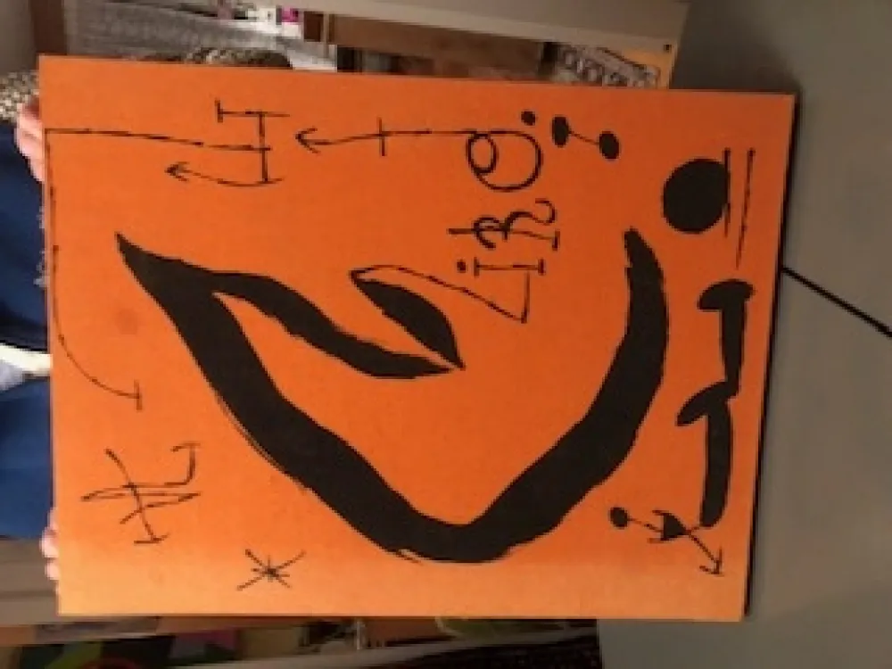 Litografia Miró - Les essencies de la terra