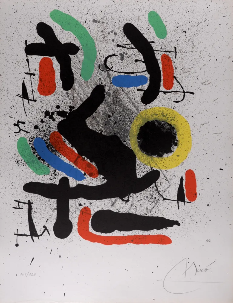 Litografia Miró - Liberté des Libertés, 1971 - Hand-signed