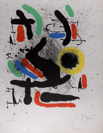 Litografia Miró - Liberté des Libertés, 1971 - Hand-signed