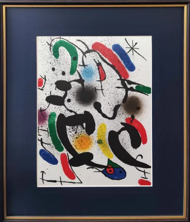 Litografia Miró - Litografía original VI