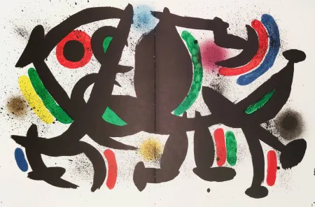 Litografia Miró - Litografía original VIII