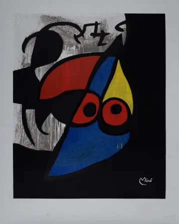 Litografia Miró - L'Oiseau, circa 1983