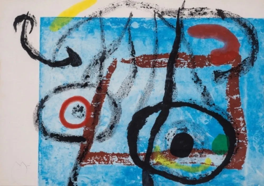 Acquatinta Miró - L'Oiseau de Nuit