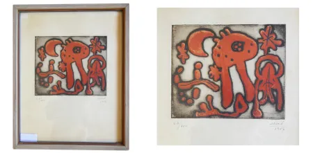Incisione Miró - (M. Leiris, The Prints of Joan Miró). 