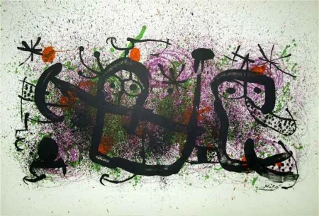 Litografia Miró - MA DE PROVERBIS