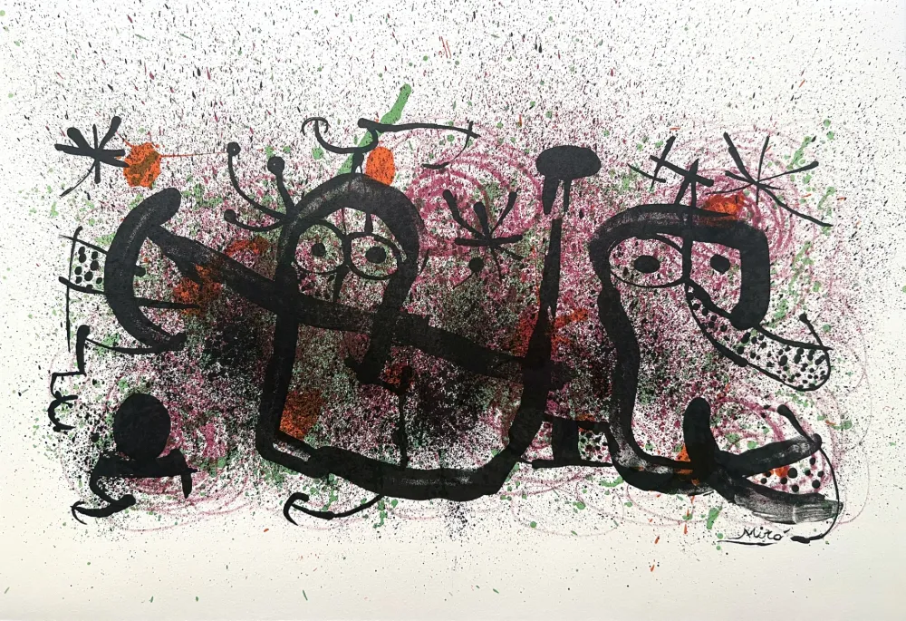 Litografia Miró - Ma de Proverbis