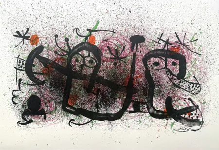 Litografia Miró - Ma de Proverbis