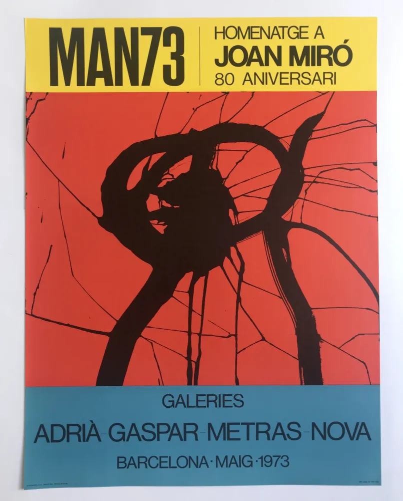 Manifesti Miró - Man 73