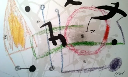 Litografia Miró - MARAVILLAS CON VARIACIONES ACROSTICAS