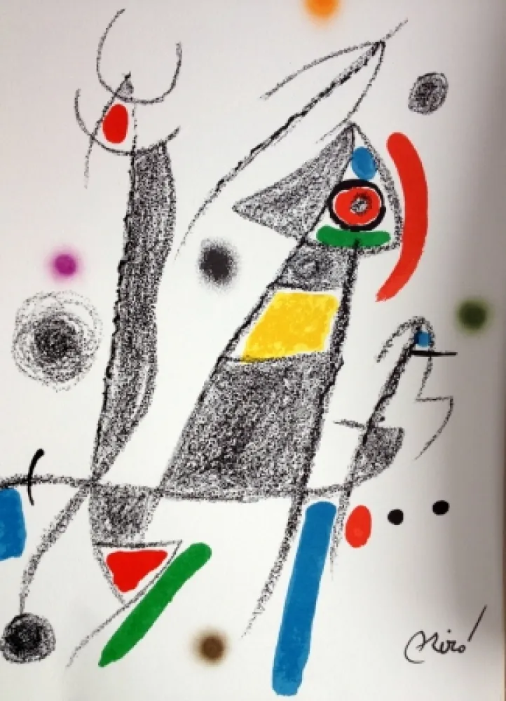 Litografia Miró - MARAVILLAS CON VARIACIONES ACROSTICAS