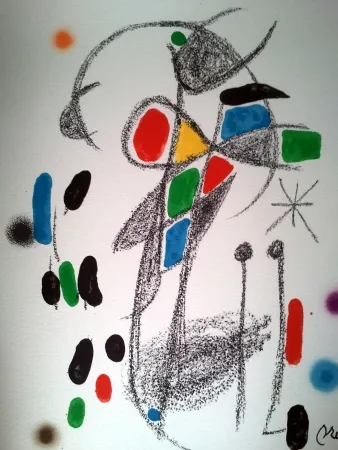 Litografia Miró - MARAVILLAS CON VARIACIONES ACROSTICAS