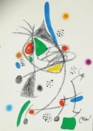 Litografia Miró - Maravillas con variaciones acrosticas 4