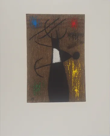 Litografia Miró - Maternité, Femme et enfant