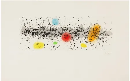Acquatinta Miró - Méandres et vent 
