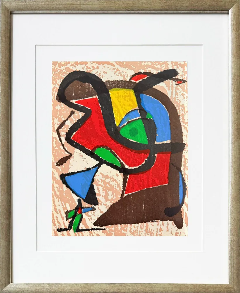 Incisione Su Legno Miró - Miro Engraver IV