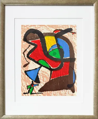Incisione Su Legno Miró - Miro Engraver IV