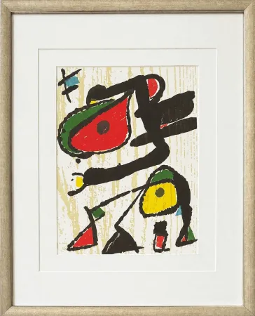 Incisione Su Legno Miró - Miro Engraver V