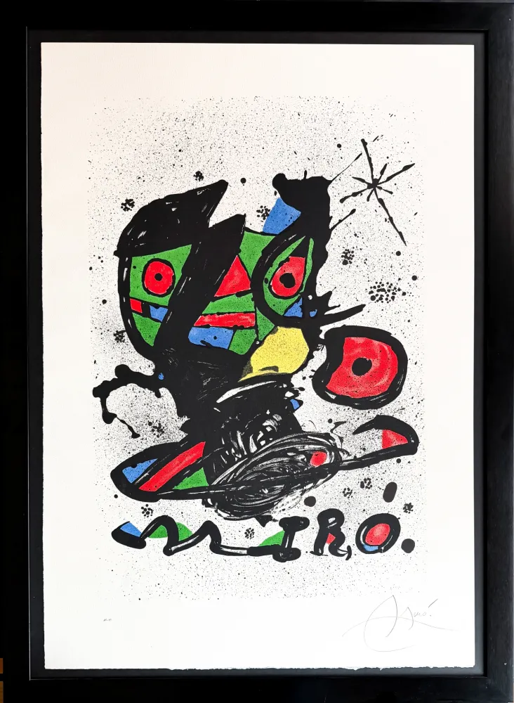 Litografia Miró - ‘Mirò’ exhibition at the Galeria Maeght, Barcelona