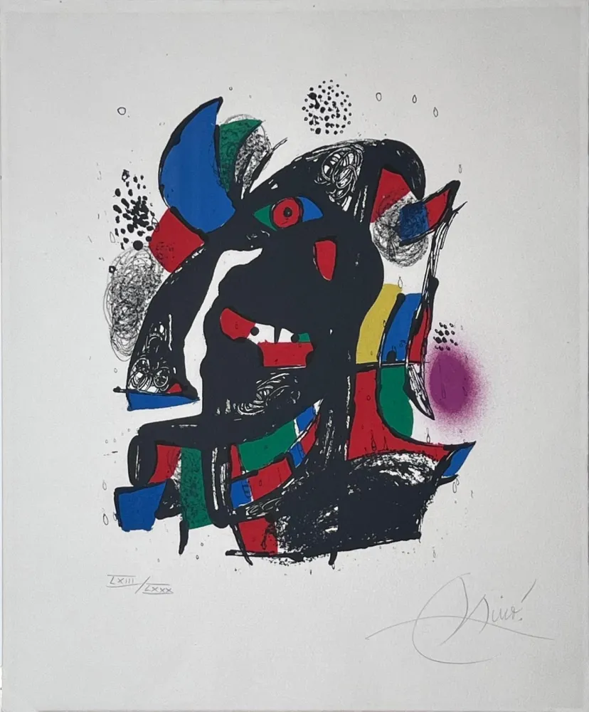 Litografia Miró - Miro Lithographe IV 