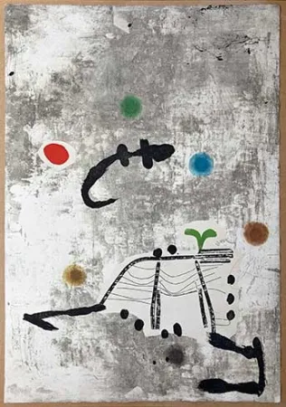 Incisione Miró - Pertsonage