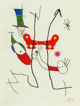 Incisione Miró - Plus beau cadeau 