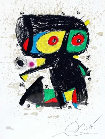 Litografia Miró - Poligrafa XV años