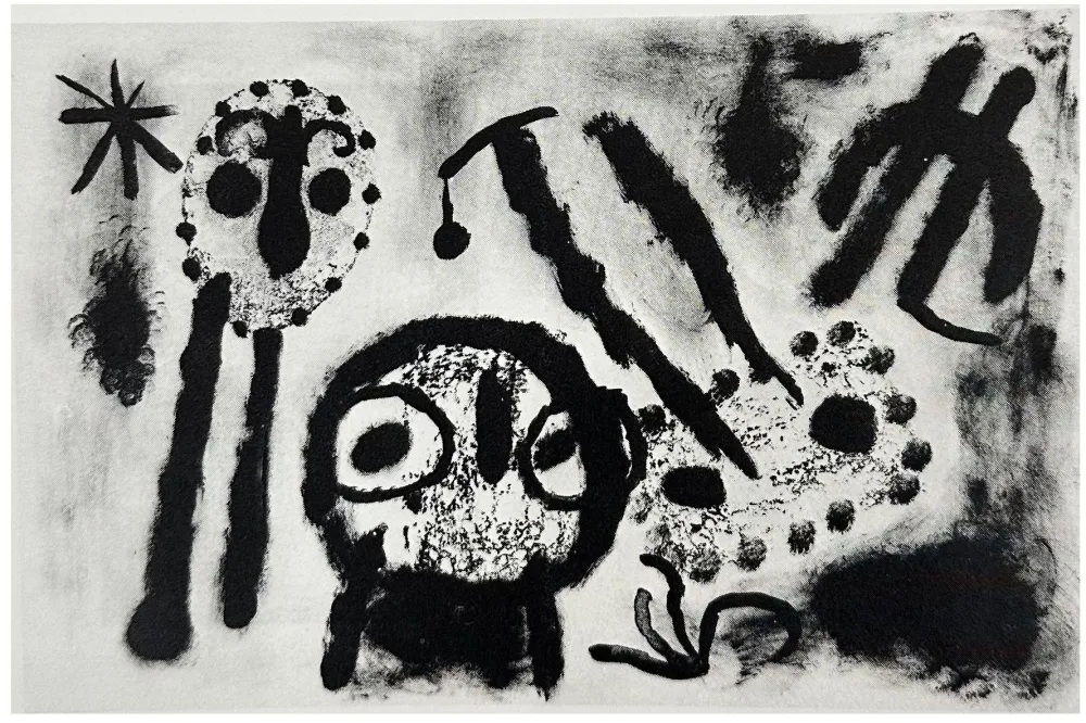 Litografia Miró - Recent Paintings. New York: Pierre Matisse Gallery