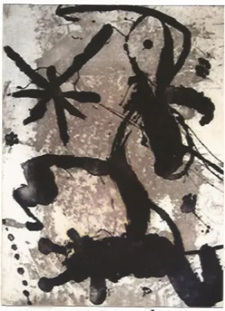 Incisione Miró - Rupestre 1