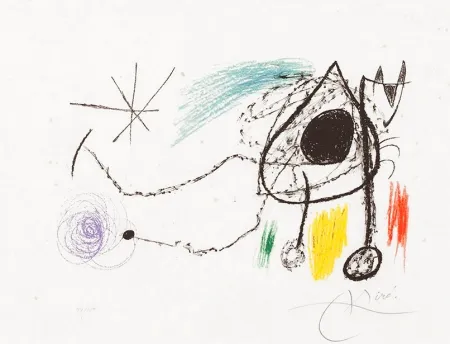 Litografia Miró - Sobreteixims i escultures (Textiles and Sculptures), 1972