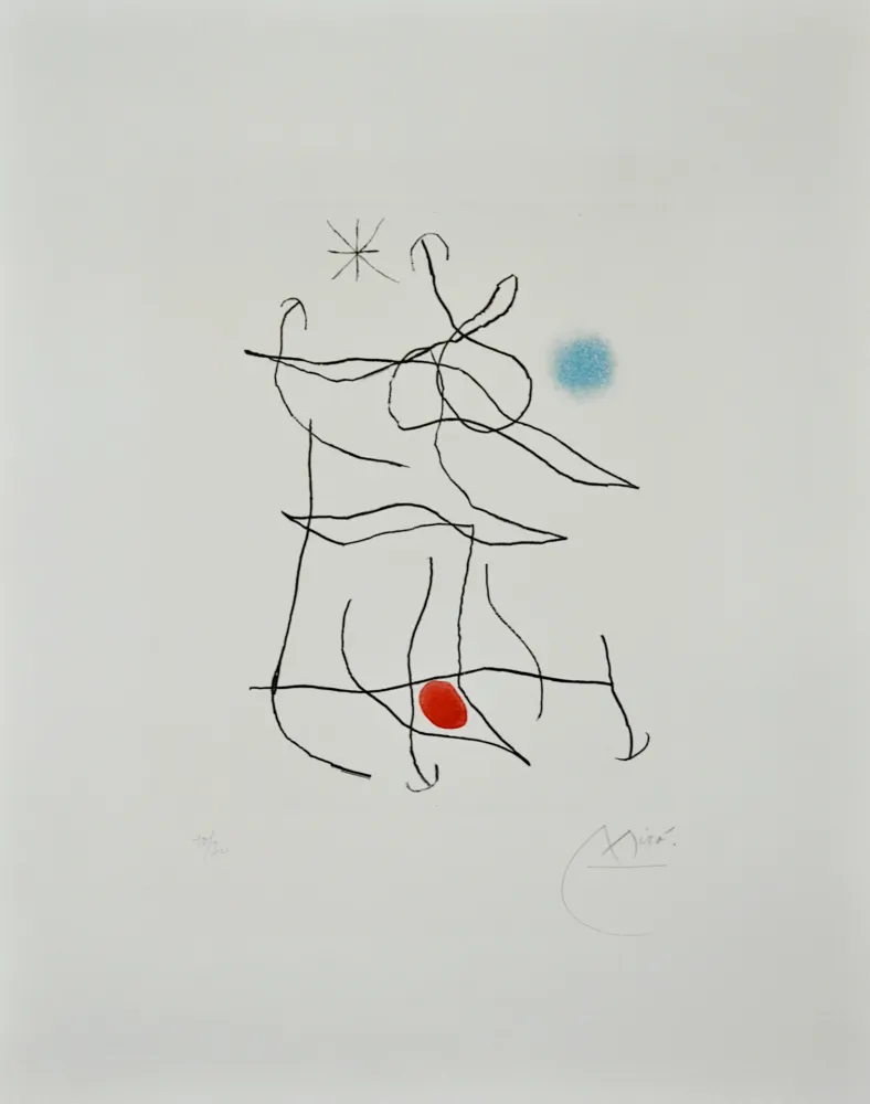 Acquaforte E Acquatinta Miró - Sonatine I