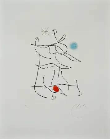 Acquaforte E Acquatinta Miró - Sonatine I