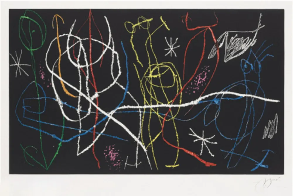 Incisione Miró - Sunday Guest III (L'Invitée du Dimanche)