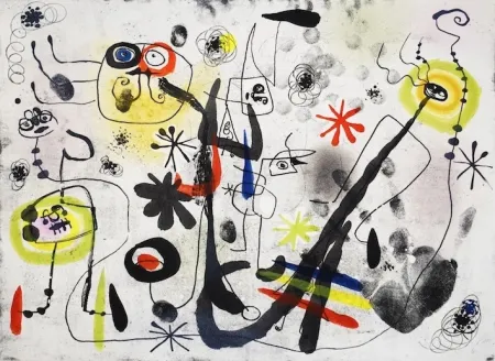 Acquatinta Miró - The hand
