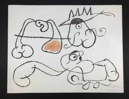 Litografia Miró - Ubu aux Balèares