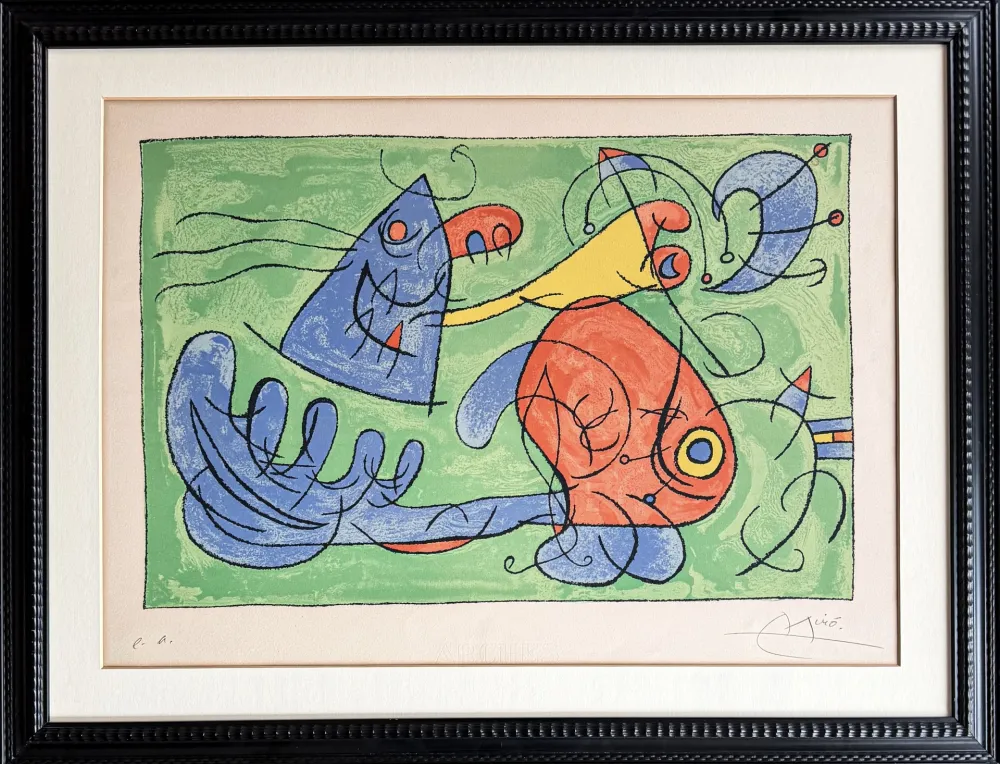 Litografia Miró - UBU ROI