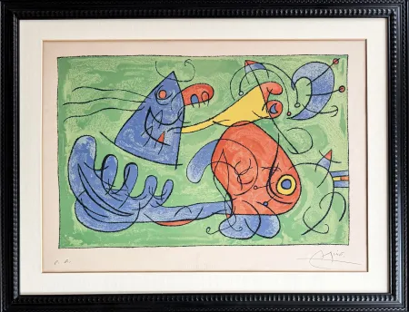 Litografia Miró - UBU ROI