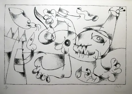 Litografia Miró - UBU ROI