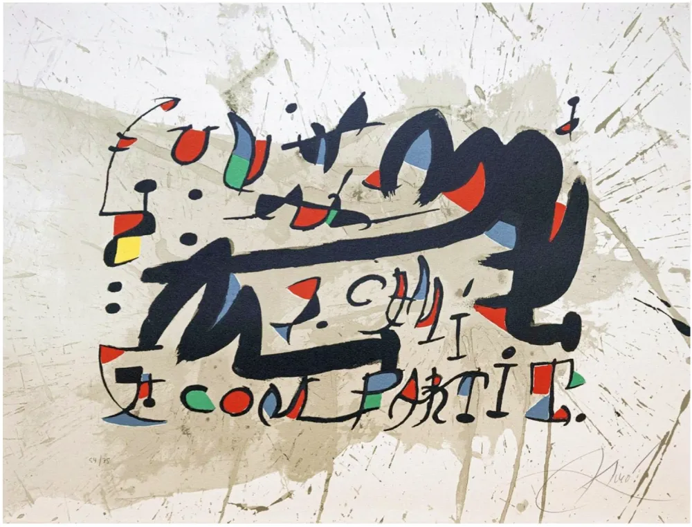 Litografia Miró - Un Cami Compartit