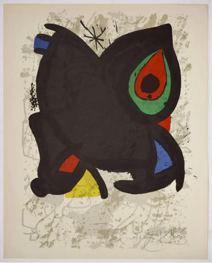 Litografia Miró - Untitled