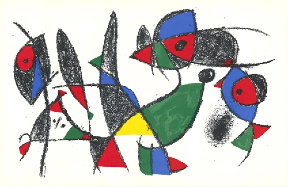 Litografia Miró - Untitled